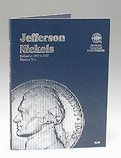 Jefferson Nickel Folder #2 1962-1995