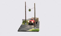 N Scale Suspended Traffic Lights - Just Plug(R)