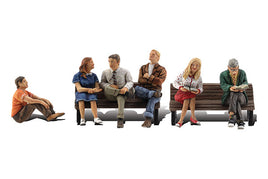 People Sitting HO Scale