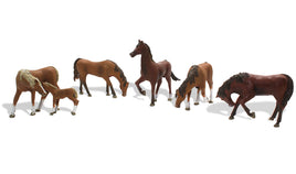 Chestnut Horses HO Scale