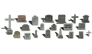 Tombstones HO Scale WOOA1856