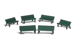 Park Benches HO Scale