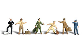 Uniformed Travellers HO Scale