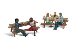 Outdoor Dining HO Scale