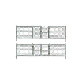 Chain Link Fence Kit with Gates, Hinges & Planter Pins