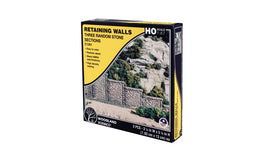 Random Stone Retaining Wall (3 pcs.) HO Scale