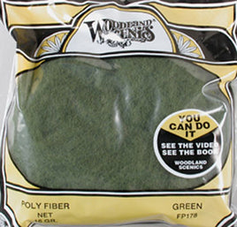 Green Poly Fiber Bag WOOFP178