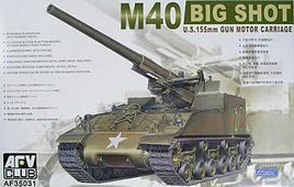 M40 105mm Motor Carriage Big Shot (1/35 Scale) Plastic Military Kit