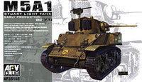 M5A1 Stuart Light Tank Early Production (1/35 Scale) Plastic Military Kit