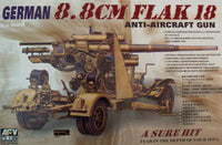 German 8.8cm Flak 18 Anti-aircraft gun (1/35 Scale) Plastic Military Kit