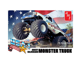 USA-1 Chevy Silverado Monster Truck (1/25 Scale) Vehicle Model Kit