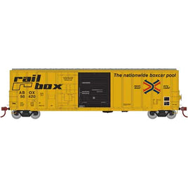 HO 50' FMC EP Combo Boxcar, Railbox /Early