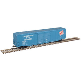 Detroit & Toledo Shore Line 5555 (blue, red, Expressway for Industry Slogan) N Scale ACF 60' Double-Door Auto Parts Boxcar