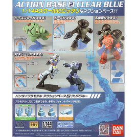 Aqua Blue Action Base (1/144 Scale) Model Stand