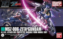 HGUC MSZ-006 Zeta Gundam (1/144 Scale) Plastic Gundam Model Kit