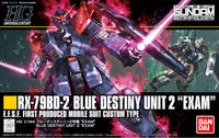 HGUC RX-79BD-2 Blue Destiny Unit 2 "Exam" (1/144th Scale) Plastic Gundam Model Kit