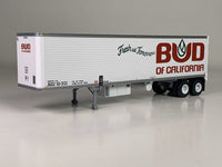 40' Corrugated Reefer Semi Trailer - Assembled -- Bud of California BUDZ #50-3219