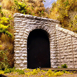 Track Cut Stone Tunnel Portal Single