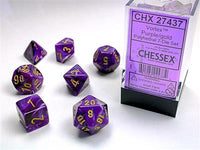 Vortex Polyhedral Purple/Gold Dice Set (7)