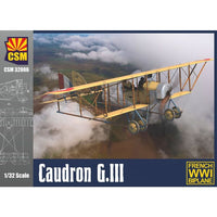 Caudron G.III 32006 (1/32nd Scale) Plastic Aircraft Model