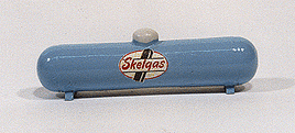 Custom Large Propane Tank -- Light blue assorted