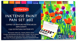 Inktense Paint Pan #2 - 12 Watercolor Set