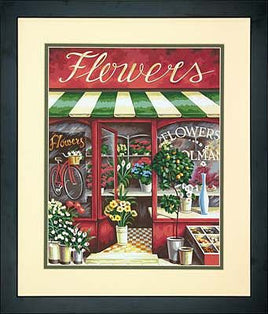 Flower Shop Paint by Number (11" x 14")