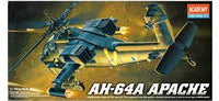 AH-64A Apache (1/72 Scale) Helicopter Model Kit