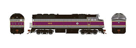 MBTA 1013 EMD F40PH Phase 3 HO Scale Locomotive