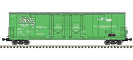 Evans 53' Double Plug-Door Boxcar Master(R) Plywood Marketing Associates 9076 (teal, white)