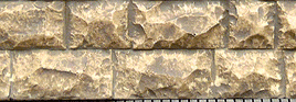 Flexible Cut Stone Wall with Self Adhesive Backing