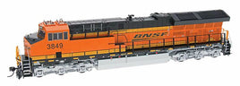 Burlington Northern & Santa Fe (orange, black; Wedge Logo) GE ET44C4 Tier 4  with Sound