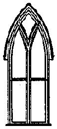 Gothic Church & Residence Window