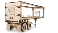 Wooden Trailer for Heavy Boy Truck VM-03 Mechanical Model Kit
