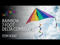 Rainbow Delta Combo 7' Kite