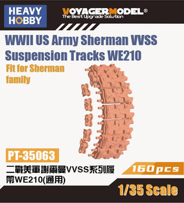 WE210 Tracks for M4 Shermans (1/35th Scale) Plastic Military Model Accesories Kit