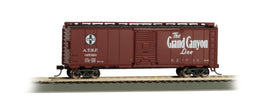 Atchison, Topeka & Santa Fe (Boxcar Red; Map Scheme, "Grand Canyon Line") 40' HO Scale Steel Boxcar