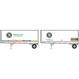 Old Dominion HO Scale RTR 28' Trailers with Dolly
