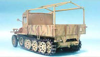 SdKfz 11 3-Ton Halftrack Late Type With Wood Cab (1/35 Scale) Vehicle Model Kit
