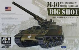M40 Big Shot US 155mm Gun Motor Carriage (1/35 Scale) Plastic Military Kit