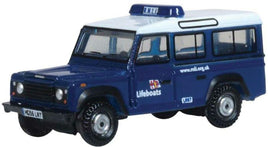Land Rover Defender Hardtop - Assembled -- RNLI Lifeboats (blue, white)