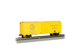 Pullman-Standard PS-1 40' Steel Boxcar Ready to Run Silver Series(R) Delaware & Hudson 19691 (Yellow, Black, Circle Script Logo)