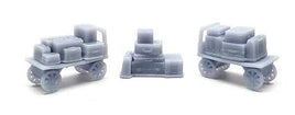 Luggage -- Unpainted 3D Printed Parts pkg(5)