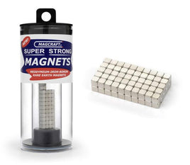 1/8" Rare Earth Cube Magnets (100-pack)