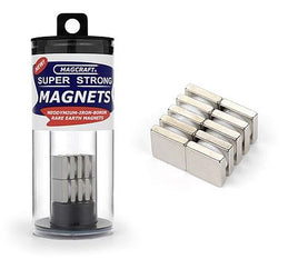 1/2x1/2x1/8" Rare Earth Block Magnets (10-Pack)