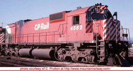Montreal Locomotive Works M630 - Standard DC - Executive Line -- Canadian Pacific 4562 (Action Red, 5" Stripe, Lg Multimark, Exp. Tank, Ditc
