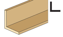 Basswood Angle Multipack 1/8" x 24" (5-Pack)