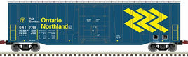 NSC 5111 50' Plug-Door Boxcar - Ready to Run -- Ontario Northland 7783 (blue, yellow)