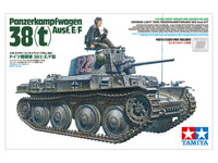 German Light Tank Panzerkampfwagen 38 Ausf.E/F (1/35 Scale) Plastic Military Kit