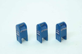 Post-1955 Custom U.S. Street Mailbox -- Blue pkg(3)